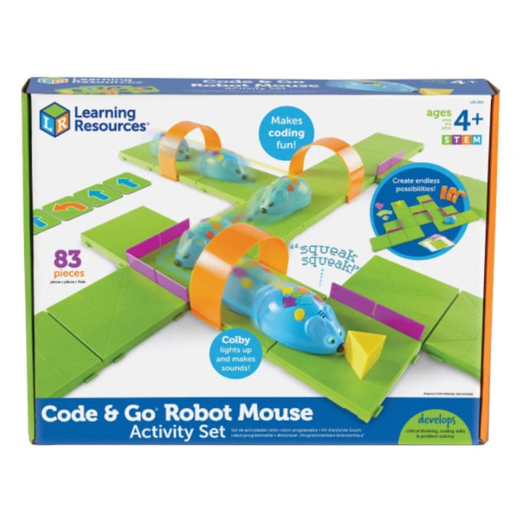 Set Code & Go cu șoricel robotizat - Jucărie robotică