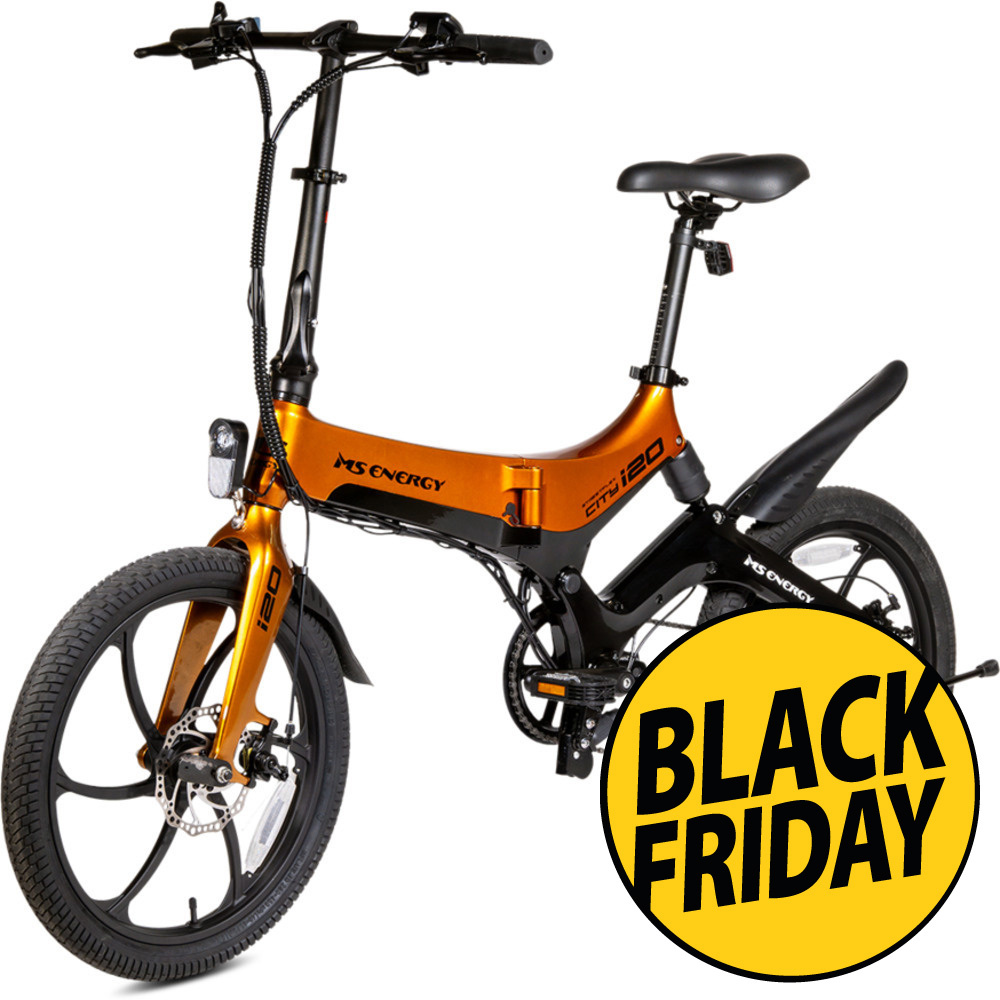 MS Energy E-bike i20 Orange Black - Bicicleta electrică