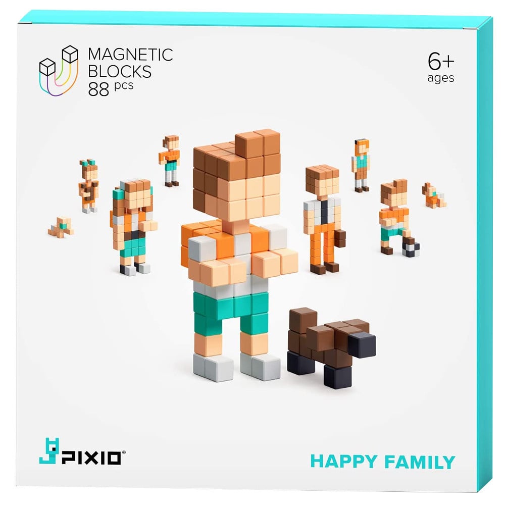 PIXIO Happy Family - Construcție magnetică